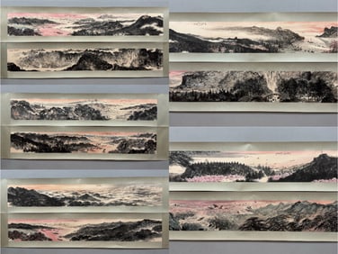 An Fabulous Chinese Ink Landscape By Paper