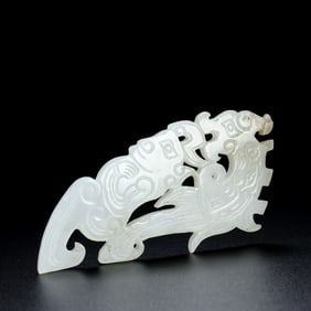 An Exquisite White Jade Ornament