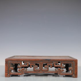 A Exquisite Zitanwood Dragon Pattern Desk