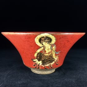 An Exquisite Jian yao Character and Story Pattern Bowl