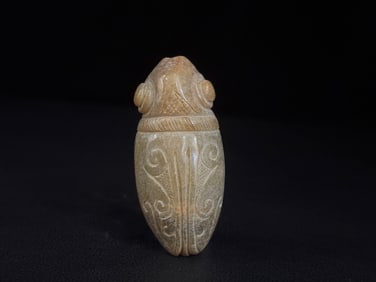 An Exquisite White Jade Pig Ornament