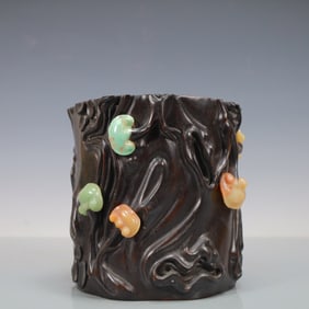 A Exquisite Zitanwood Brush Pot