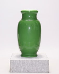 A Rare Green Glazed Vase