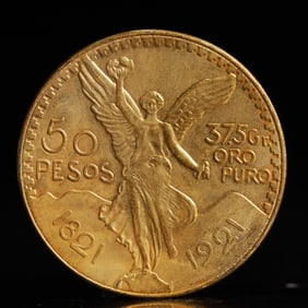 Mexican 50 Pesos Gold Coin
