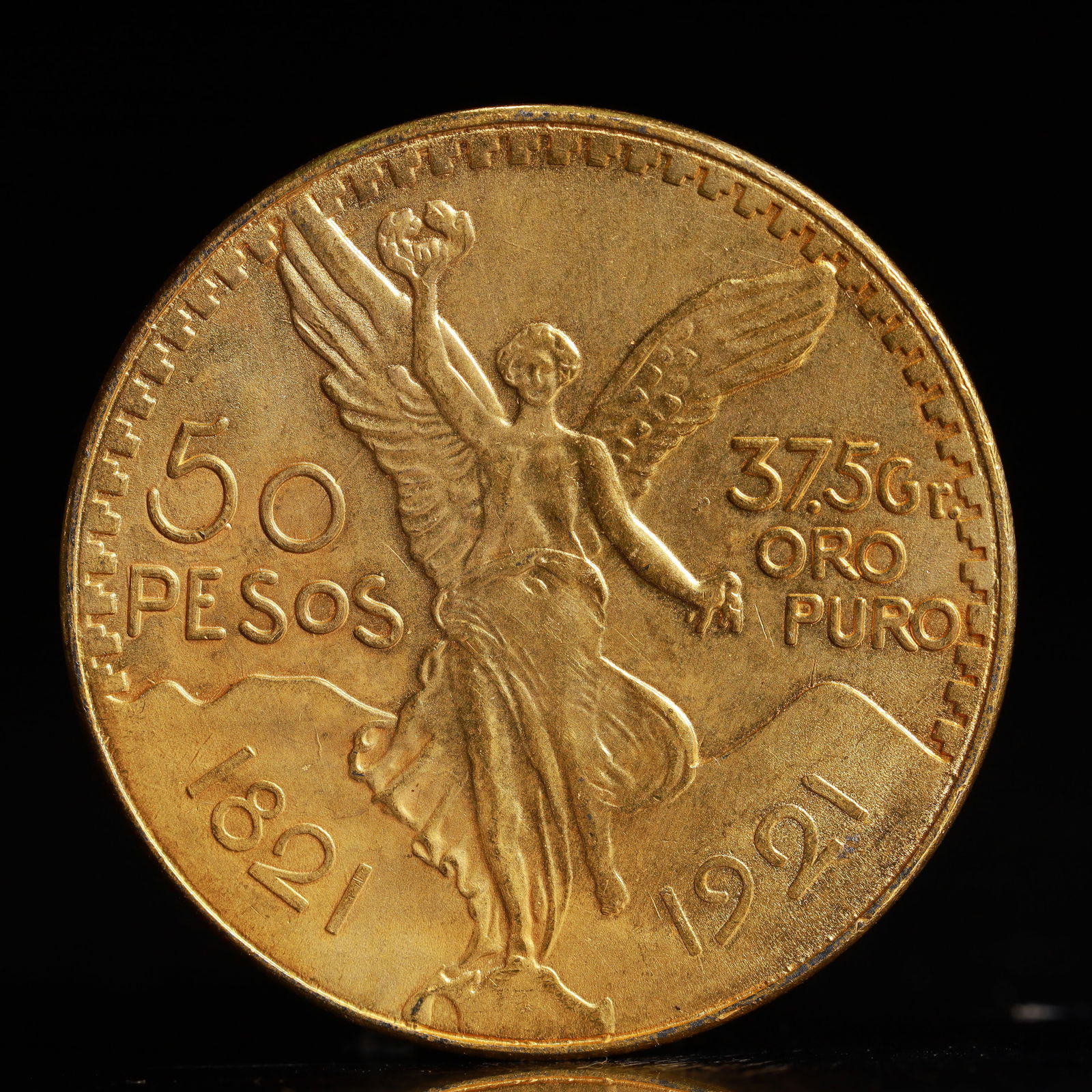 Mexican 50 Pesos Gold Coin (1 of 2)