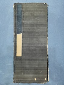 A Chinese Album Ink Painting of Statue of Arhat on Paper