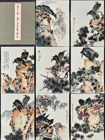 An Fabulous Chinese Ink Flower and Bird By Paper