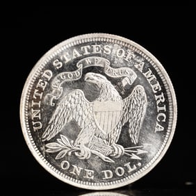 USA One Dollar 1869 Coin