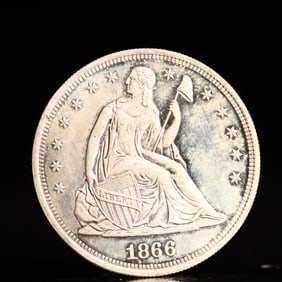 USA One Dollar 1866 Coin