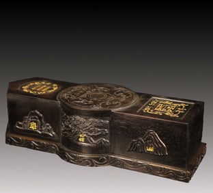 A Set of Fine Jasper Dragon Pattern Seals