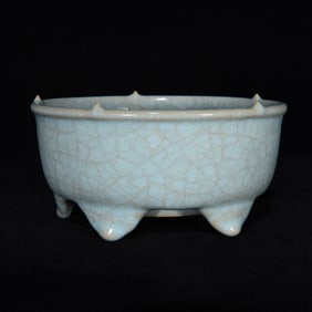 An Exquisite Ru yao Water Pot