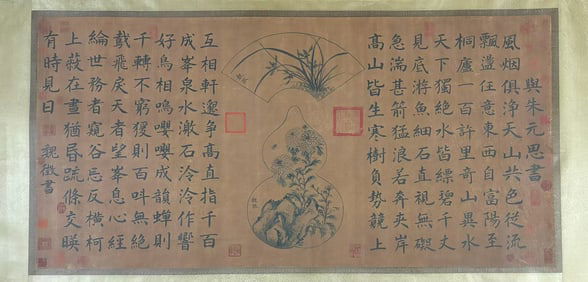 A Chinese Ink Calligraphy on Paper,Wei Zheng