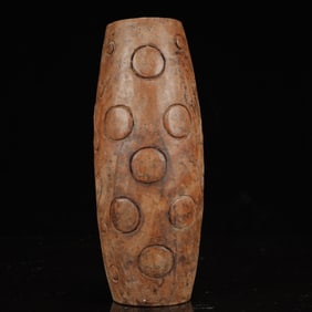 An Archaic Hongshan Culture Yellow Jade Dzi Bead
