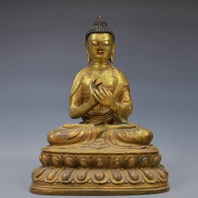 A Rare Statue of Sakyamuni