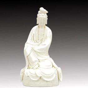 A Exquisite Ding yao Statue of Avalokitesvara Buddha statue