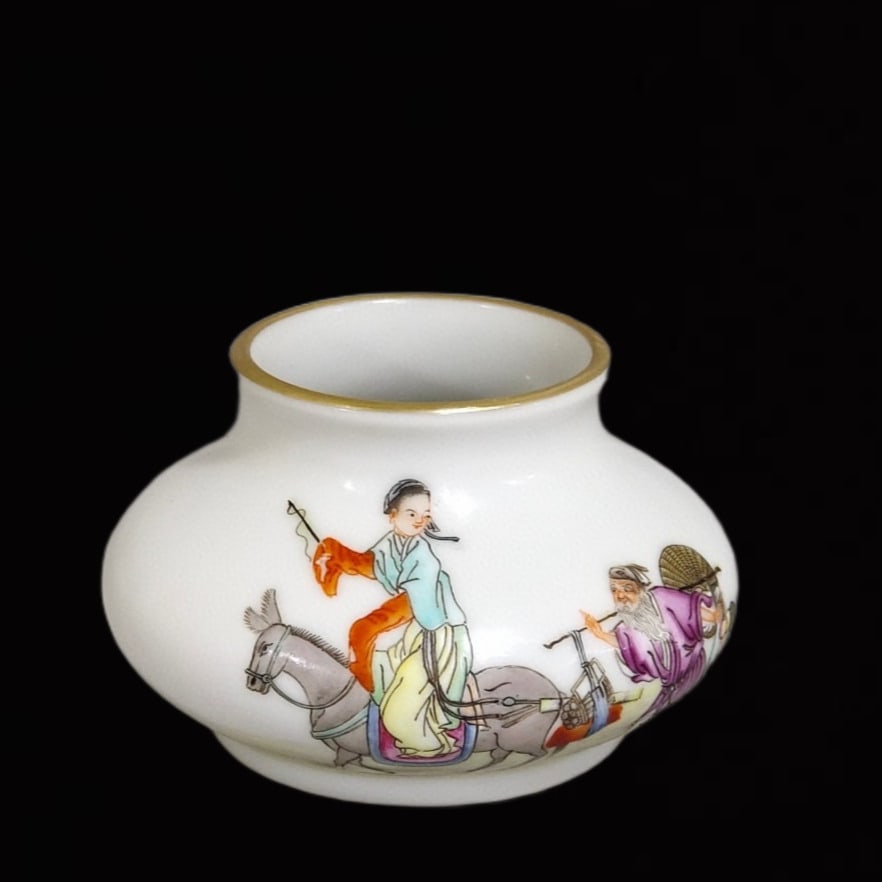An Exquisite Character and Story Pattern Water Pot (1 of 8)