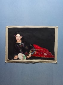 A Chinese Figure Oil Painting
