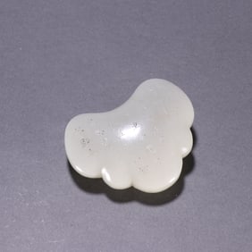 A Rare White Jade Poem-Carved Box
