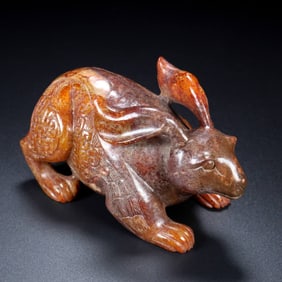 A Rare Hetian Jade Rabbit?