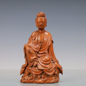 A Rare Boxwood Guanyin?