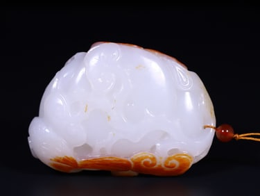 A Rare Hetian Jade Handle Piece?
