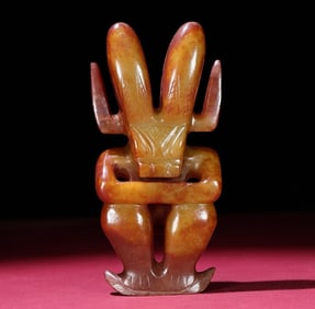 An Exquisite White Jade Ornament