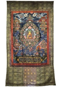 An exquisite kesi of Sakyamuni