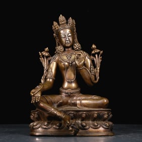 A Rare Alloy Copper Statue of Tara