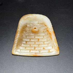 An Exquisite White Jade Incense holder