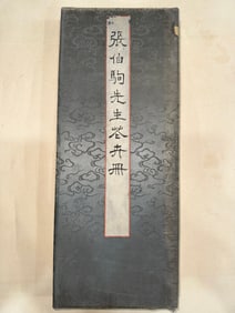 An Fabulous Chinese Ink Flower By Paper