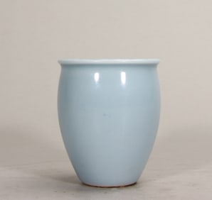 A Rare Sky Blue Glazed Brush Washer