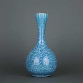 A Rare Robin's-Egg-Glazed Vase