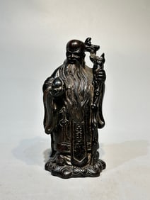 A Rare Zitanwood Figure Ornament
