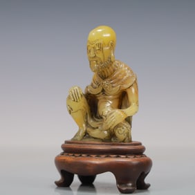 A Rare Shoushan Stone Arhat?