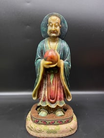 A Rare Shoushan Stone Figure Sculpture