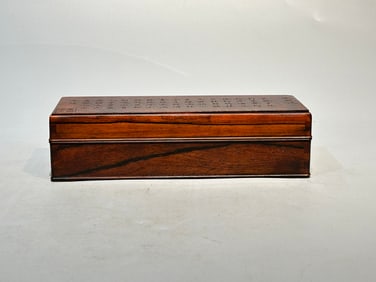 A Rare Huanghuali Wood Jewelry Box