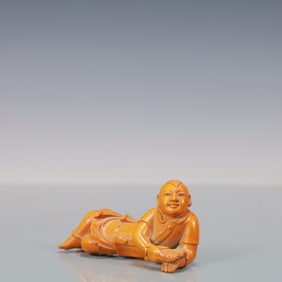 A Rare Boxwood Figure Ornament?