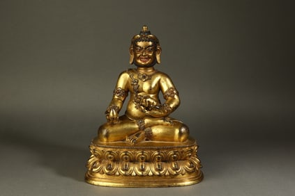 A Rare Gilt Bronze Buddha Statue?
