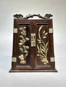 A Rare Huanghuali Wood Carrying Box