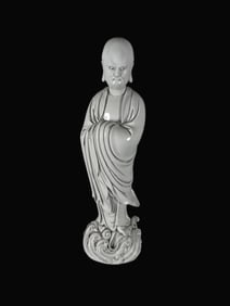 A Rare Blance-De-Chine Buddha Statue