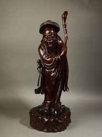 A Rare Zitanwood Figure Ornament?