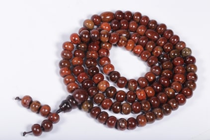 A Rare Archaic Jade Bead Bracelet