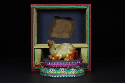 A Rare Hetian jade Turtle