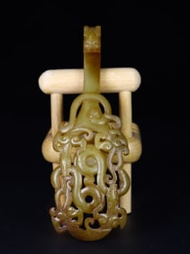 A Rare Hetian Jade Dai Gou