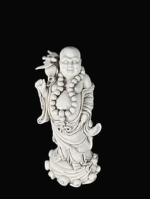 A Rare Blance-De-Chine Buddha Statue