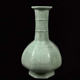 A Rare Ru yao Sky Blue Glazed Vase