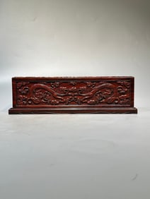 A Rare Huanghuali Wood Painting Box