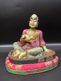 A Rare Shoushan Stone Figure Sculpture