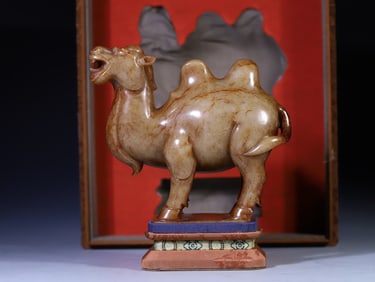 A Rare Hetian Jade Camel Ornament?