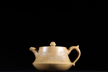 A rare Landscape Pattern Purple Sands Teapot